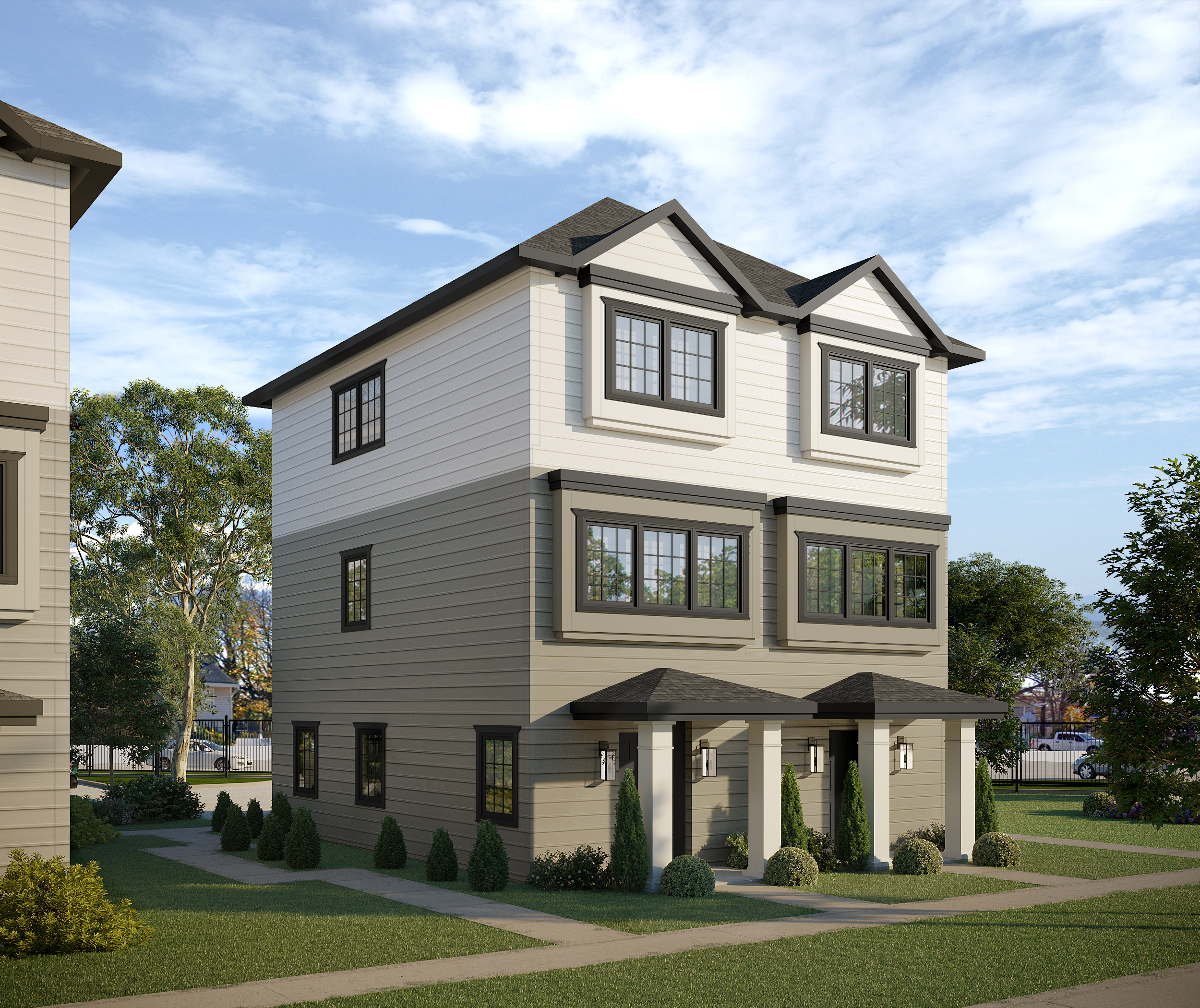 Rendering of a multifamily development in Wyandanch